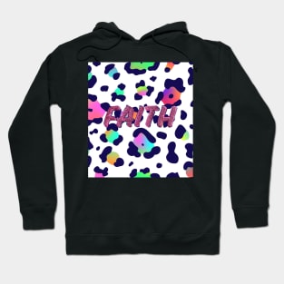 Faith Graphic Tee-Colorful Cheetah Print Hoodie